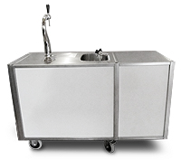 compleet ingerichte mobiele bar