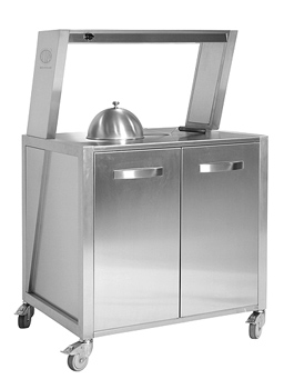 RVS mobiele bar